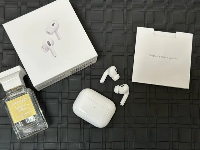 2024 Newest Apple AirPods Pro (2nd Generation) with MagSafe [USB-C Charging Case] Superior Sound Quality H2 Chip/Active Noise Cancellation [One Year Worry-Free Sales].