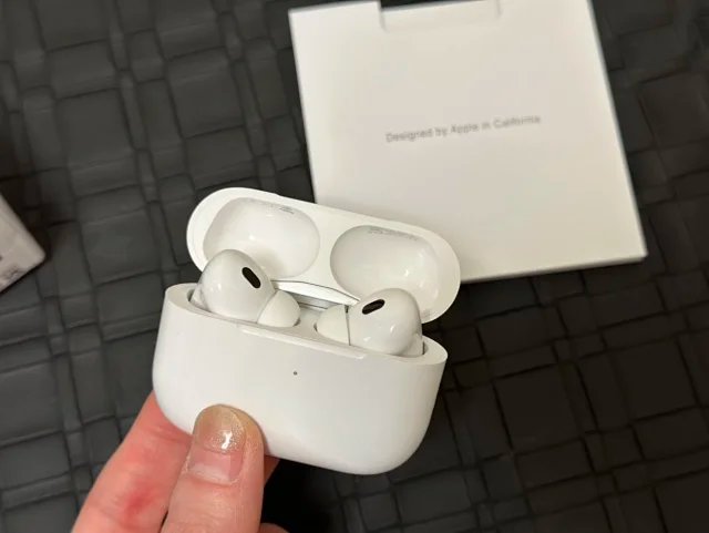 2024 Newest Apple AirPods Pro (2nd Generation) with MagSafe [USB-C Charging Case] Superior Sound Quality H2 Chip/Active Noise Cancellation [One Year Worry-Free Sales].