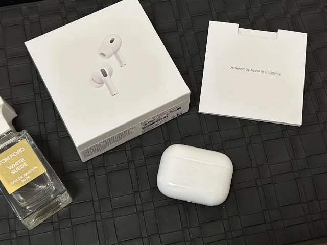 2024 Newest Apple AirPods Pro (2nd Generation) with MagSafe [USB-C Charging Case] Superior Sound Quality H2 Chip/Active Noise Cancellation [One Year Worry-Free Sales].