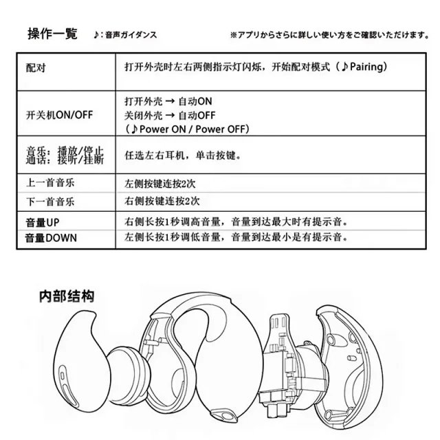 Pick up the price Japan ambie sound earcuffs true wireless bluetooth headset bluetooth 5.2 ear clip headphones bone conduction bluetooth headset for android apple