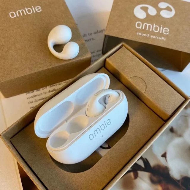 Pick up the price Japan ambie sound earcuffs true wireless bluetooth headset bluetooth 5.2 ear clip headphones bone conduction bluetooth headset for android apple